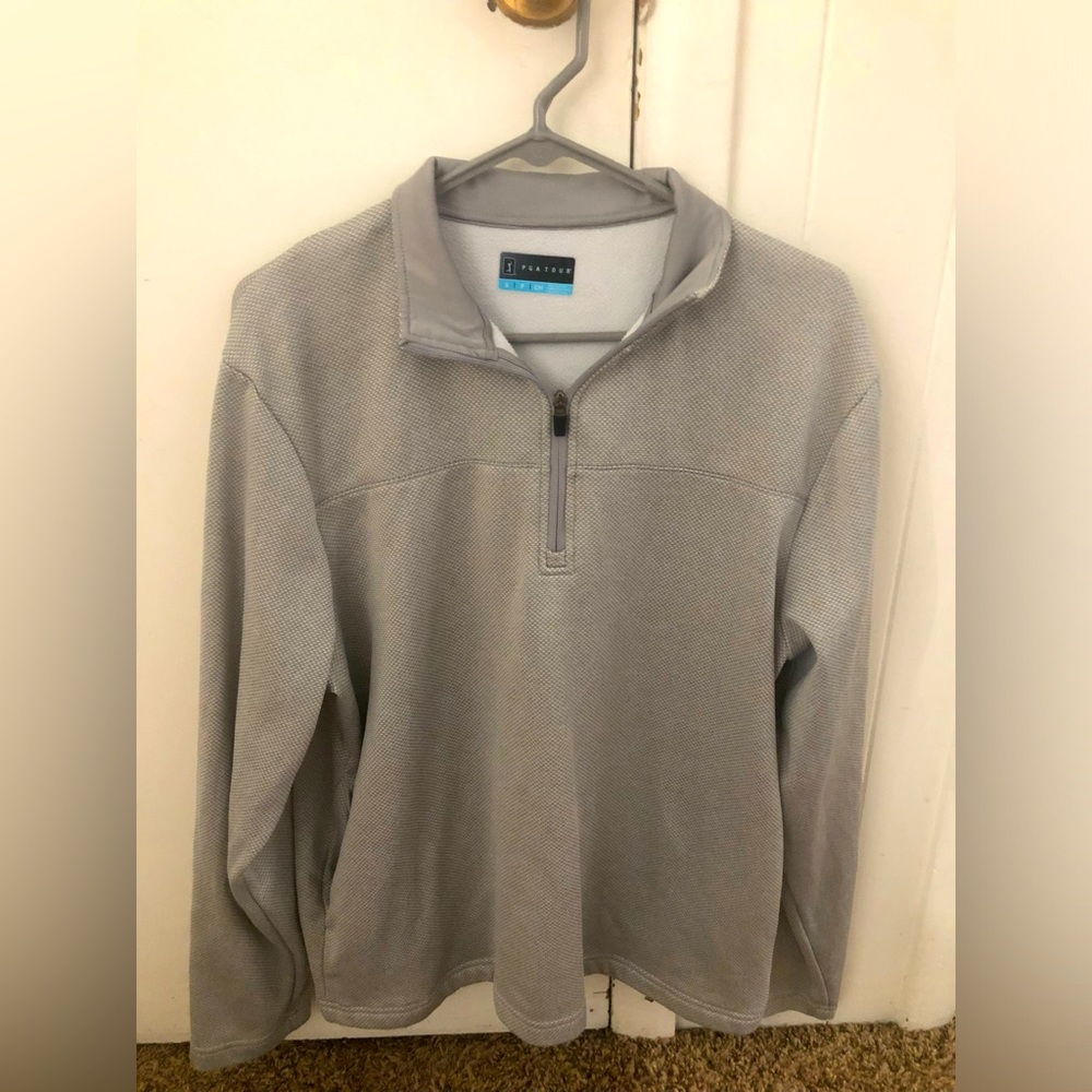 Grey PGA Tour 1/4 Zip